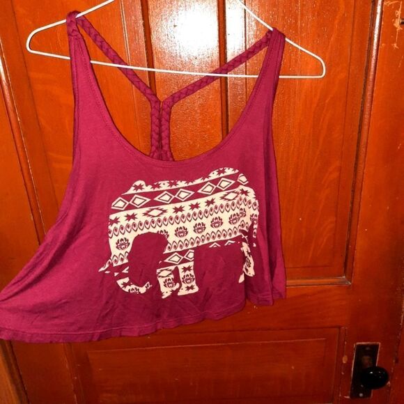 Elephant print crop top - Picture 1 of 3